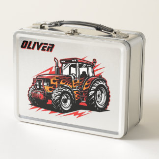 Lunch Box Hot Rod Racing Tractor