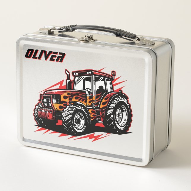 Lunch Box Hot Rod Racing Tractor (Devant)