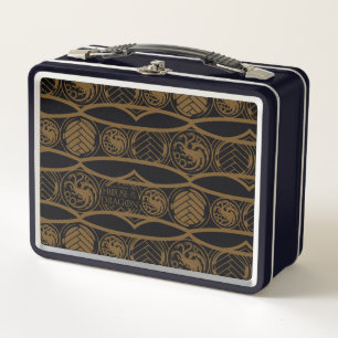 Lunch Box HOUSE of the Dragon Targaryen Stripe Pattern
