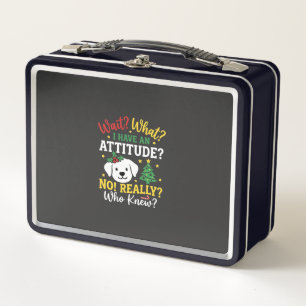 Lunch Box Humeur de chien de Noël Humour de fêtes