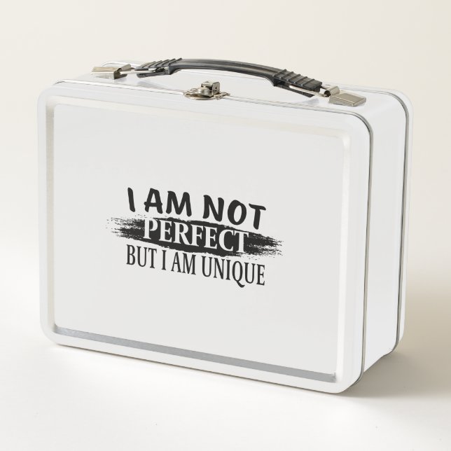 Lunch Box I am not perfect, but I am unique (Devant)