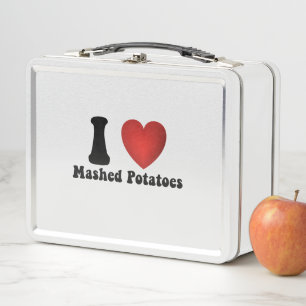 Lunch Box I Love Mashed Potatoes Thanksgiving Diner Cadeau