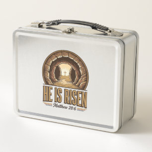 Lunch Box Il Est Ressuscité Matthieu 28 6 Design Chrétien Vi