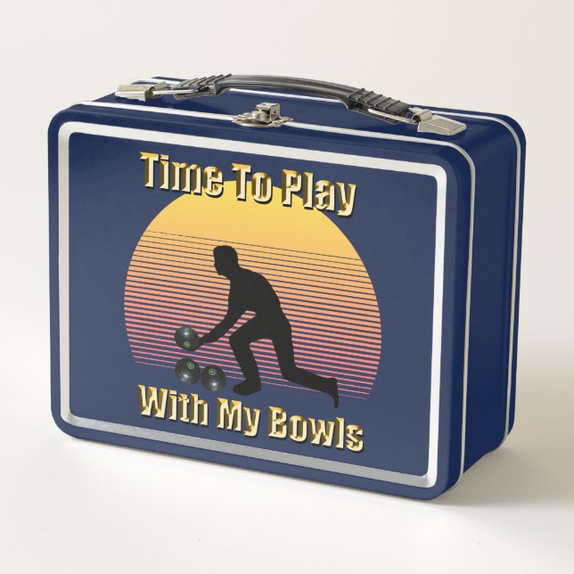 Lunch Box Il Est Temps De Jouer Avec Mes Bowls, (Devant)
