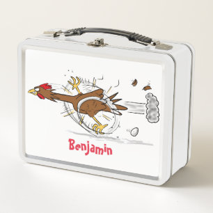 Lunch Box Illustration amusante de poulet cool