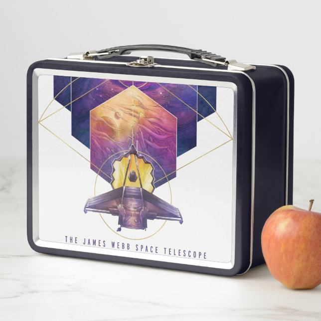 Lunch Box Illustration artistique du télescope spatial James (En situation)