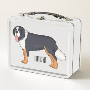 Lunch Box Illustration bernoise d'un chien de montagne