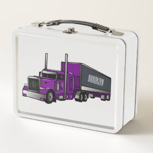 Lunch Box Illustration de camion semi-remorque