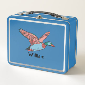 Lunch Box Illustration de canard volant vibrant