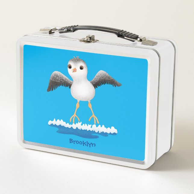 Lunch Box Illustration de cartoon de bébé bécasseau mignon (Devant)