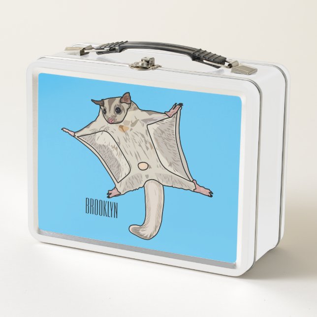 Lunch Box illustration de cartoon de glider sucré (Devant)