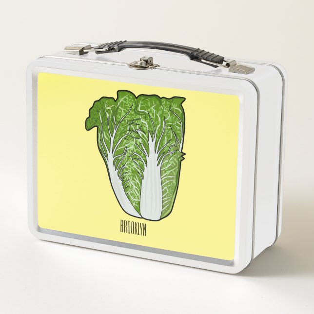 Lunch Box Illustration de chou chinois (Devant)