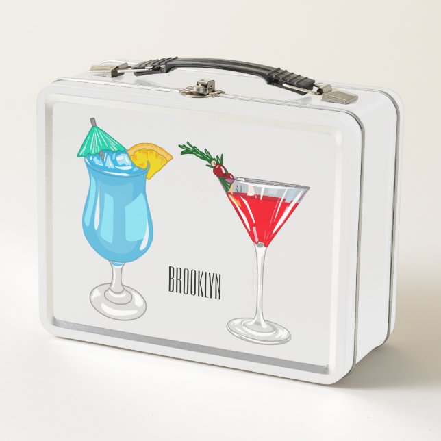 Lunch Box Illustration de cocktail (Devant)