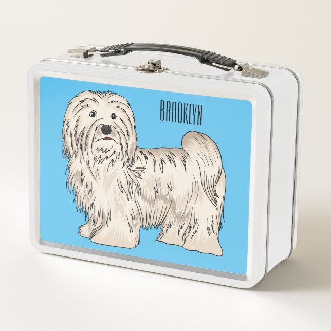 Lunch Box Illustration de dessin de chien de Havan (Devant)