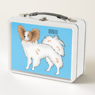 Lunch Box Illustration de dessin pour chien de Papillon