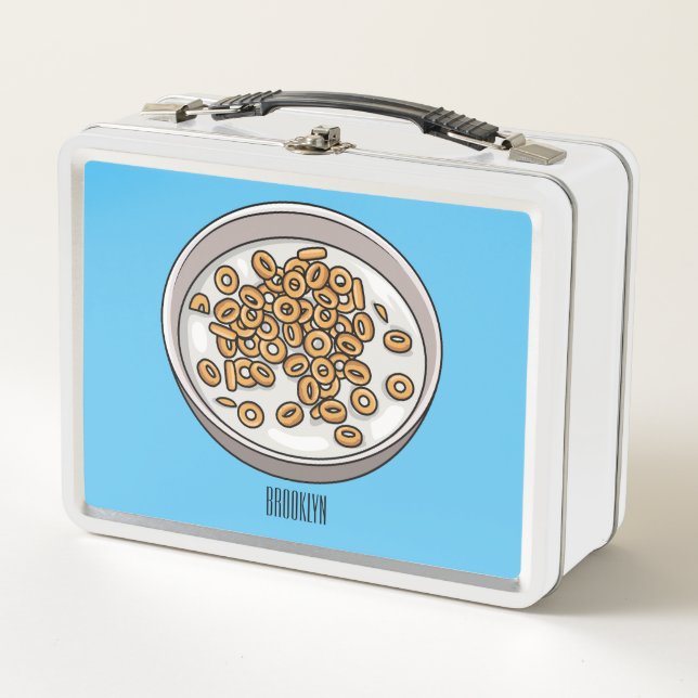 Lunch Box Illustration de dessin sur les céréales (Devant)