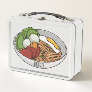 Lunch Box Illustration de dessin sur les nouilles