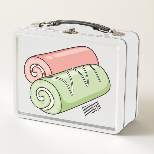 Lunch Box Illustration de gâteau suisse roll / roll (Devant)
