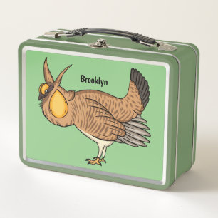 Lunch Box Illustration de la bande dessinée de poulet de pra