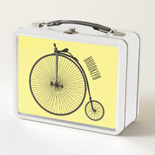 Lunch Box Illustration de la bande dessinée de vélo à grande