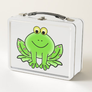 Lunch Box Illustration de la grenouille couchée