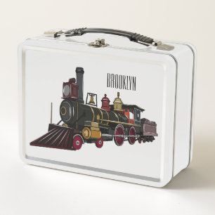 Lunch Box Illustration de la locomotive à vapeur