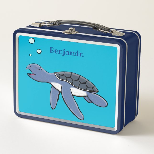 Lunch Box Illustration de la petite tortue de mer (Devant)