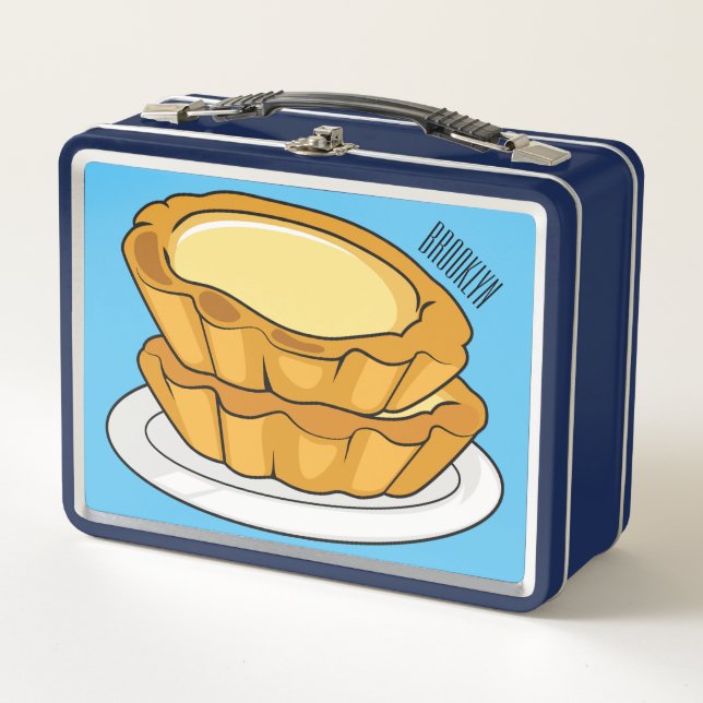 Lunch Box Illustration de la tarte à l'oeuf (Devant)