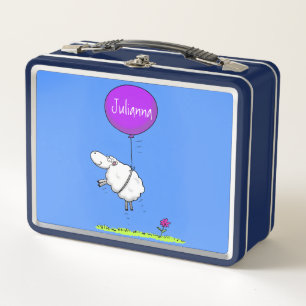 Lunch Box Illustration de l'humour en ballons de mouton mign