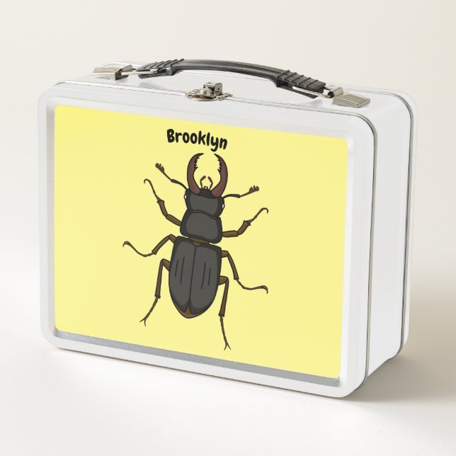 Lunch Box Illustration de l'insecte du dendroctone du pin (Devant)