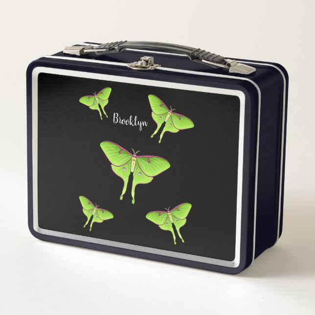 Lunch Box Illustration de Luna Moth (Devant)