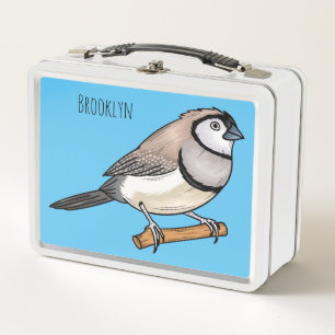 Lunch Box illustration de style cartoon du pinson à double b