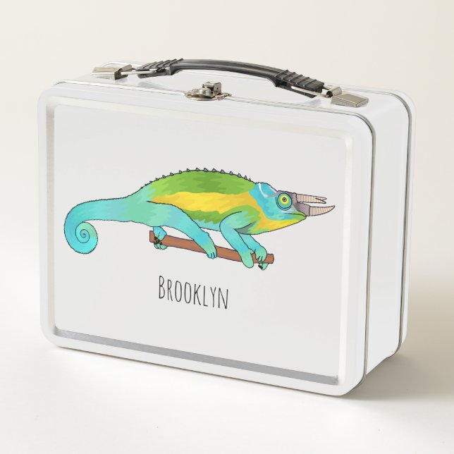 Lunch Box Illustration du caméléon de Jackson (Devant)