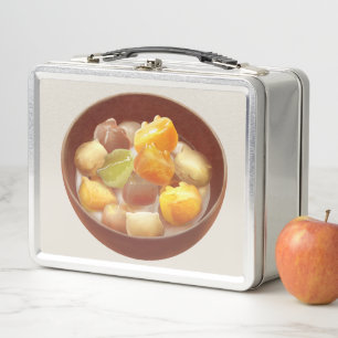 Lunch Box Illustration du dessert de balle Taro