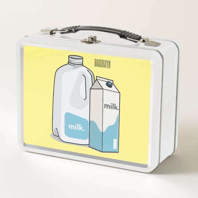 Lunch Box Illustration du lait (Devant)