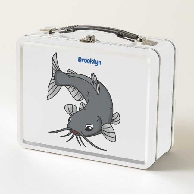 Lunch Box Illustration du poisson-chat mignon (Devant)