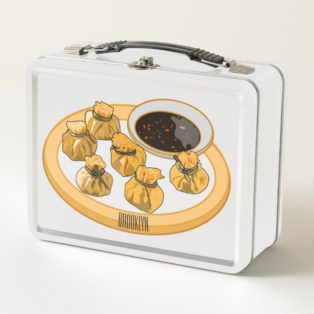 Lunch Box Illustration du porte-monnaie thaïlandais de creve (Devant)