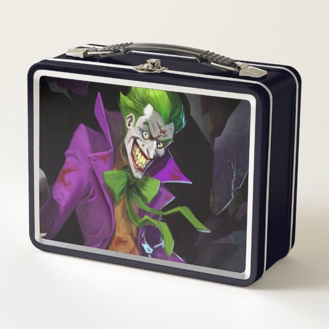 Lunch Box Illustration d'un joker en crise infinie (Devant)