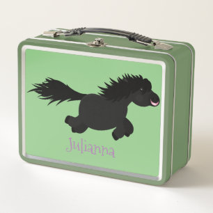 Lunch Box Illustration d'un poney de Shetland mignon