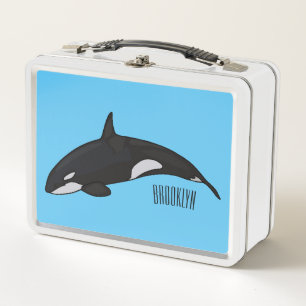 Lunch Box Illustration d'une baleine tueuse