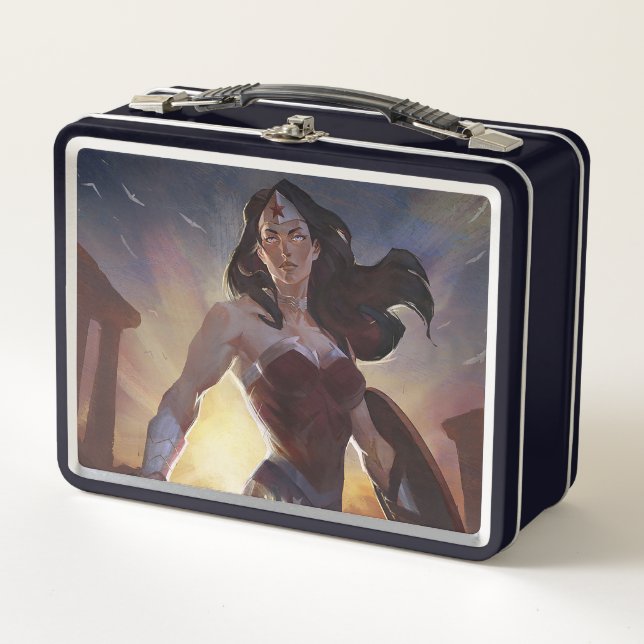 Lunch Box Illustration d'une femme en crise infinie (Devant)