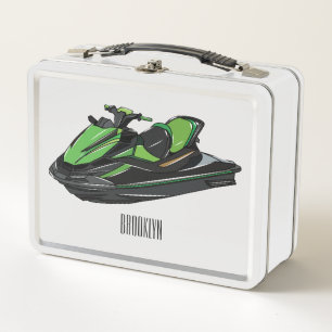 Lunch Box Illustration Jet ski