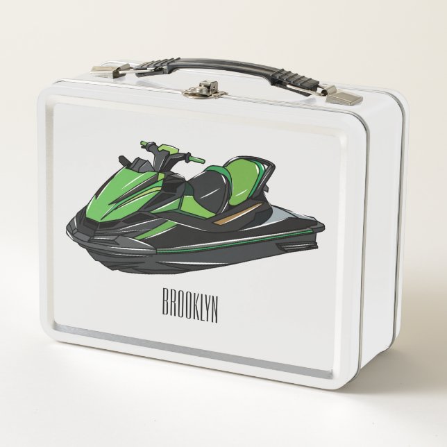 Lunch Box Illustration Jet ski (Devant)