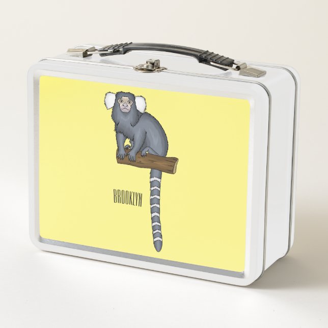 Lunch Box Illustration marmoset commune (Devant)