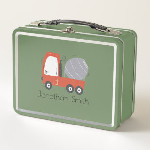 Lunch Box Illustration personnalisée du mélangeur de béton