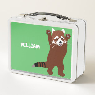 Lunch Box Illustration Red Panda personnalisée