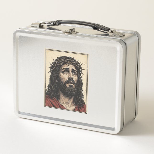 Lunch Box Illustration vectorielle de portrait religieux de  (Devant)