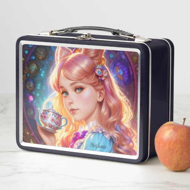 Lunch Box Imaginaire Alice Au Pays Des Merveilles (En situation)