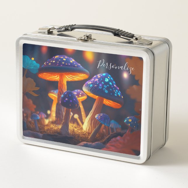 Lunch Box Imaginaire Champignons Luminaire Jardin magique Pe (Devant)