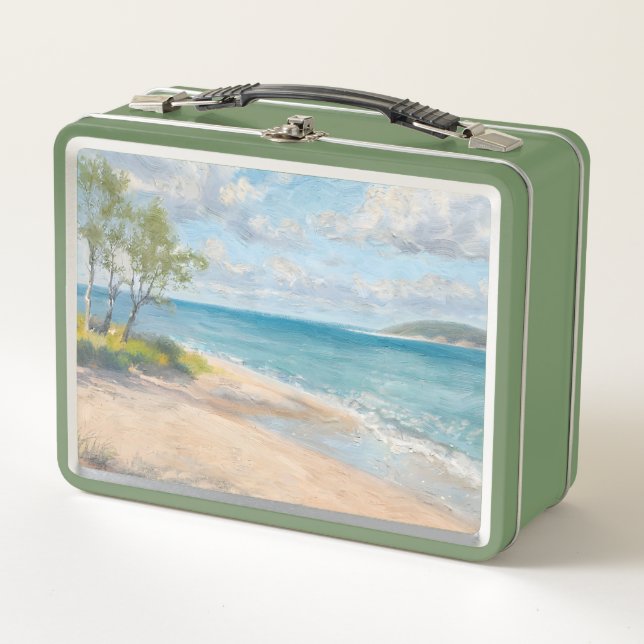 Lunch Box Impression d'art de plage Fine Art Coastal Breeze (Devant)